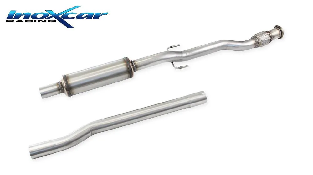 Tubo central con silenciador (Con Flexible) MINI COOPER 1.6 S (184cv) 2011 diam. 55 (Type R56) CON Homologacion Europea Inoxcar