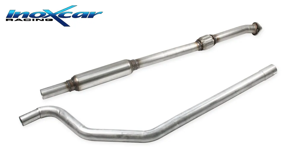 Tubo central con silenciador ALFA ROMEO MITO 1.4i (79cv) 2008-2012 Tubo Ø 50 PENDIENTE de Homologacion Europea Inoxcar