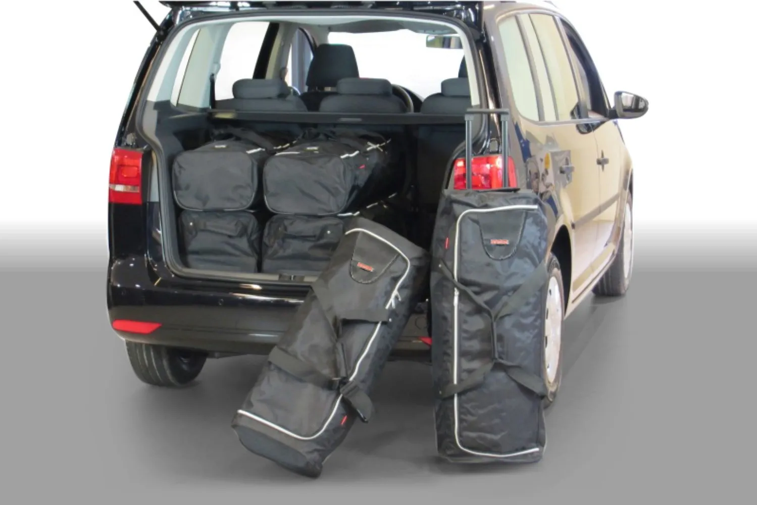 Set maletas especifico VOLKSWAGEN Touran II (1T reestyling) 2010-2015 mpv CAR-BAGS (3x Trolley + 3x Bolsa de mano)