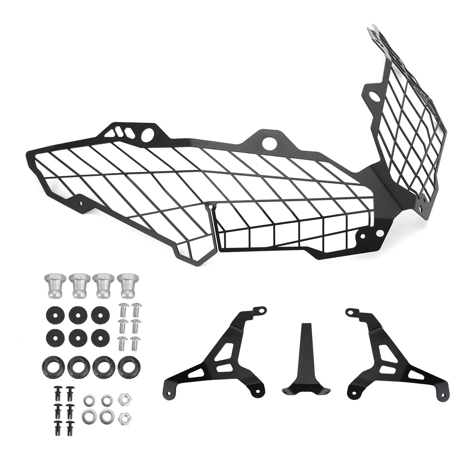 2015-2020 Kawasaki Versys 650 Protector de faro delantero Cubierta de faro negro