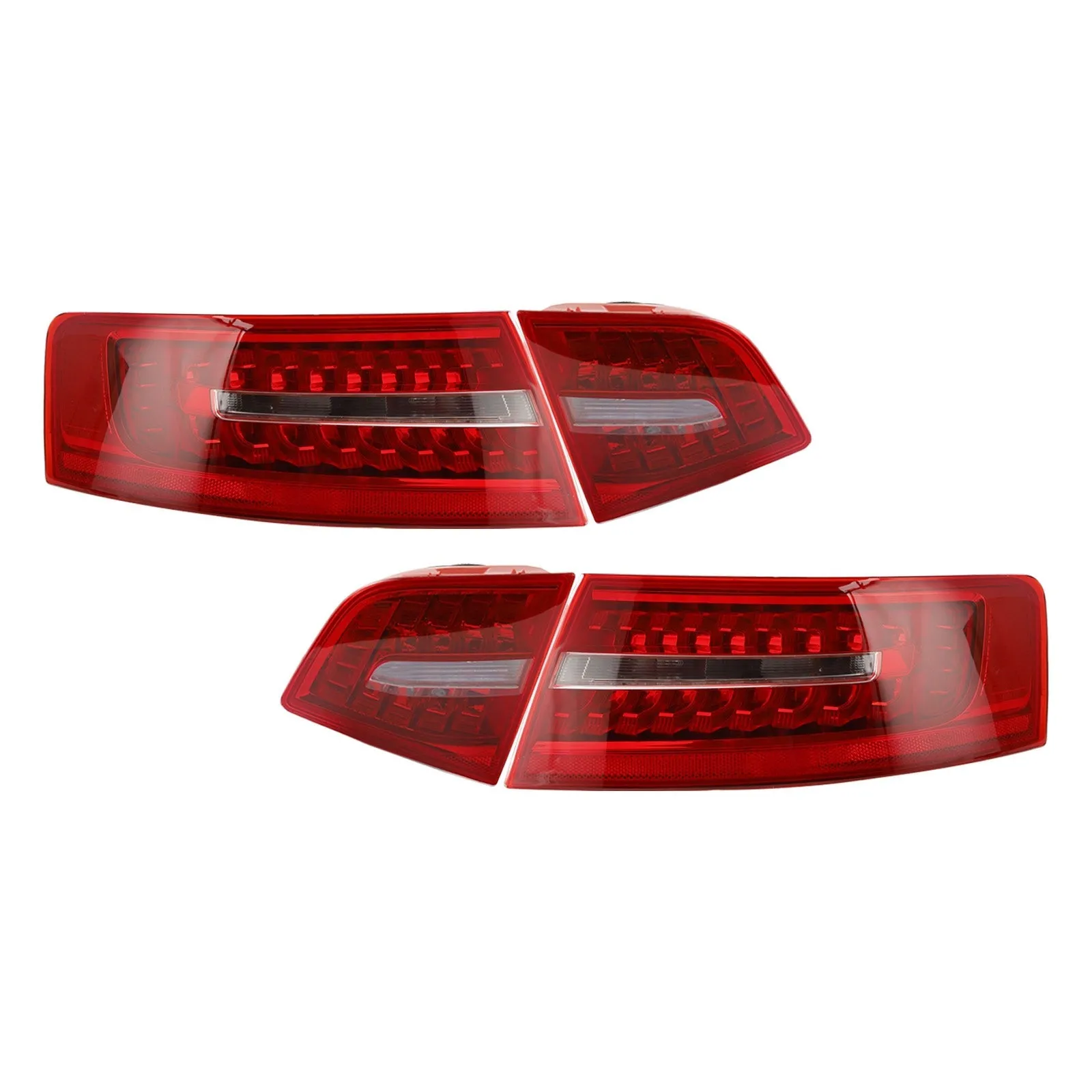 AUDI A6 C6 Sedan 2009-2011 4 piezas Interior + Exterior maletero LED luz trasera