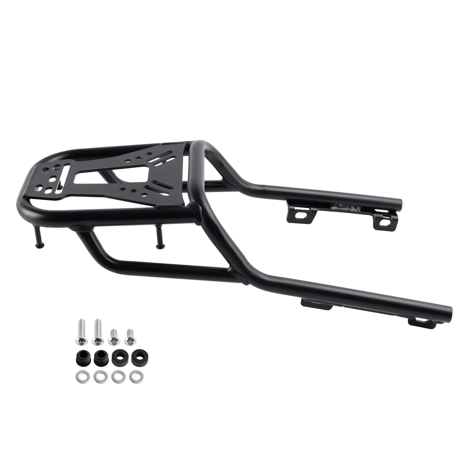 Velocidad 400 2024-2025 Rack trasero negro por tubo