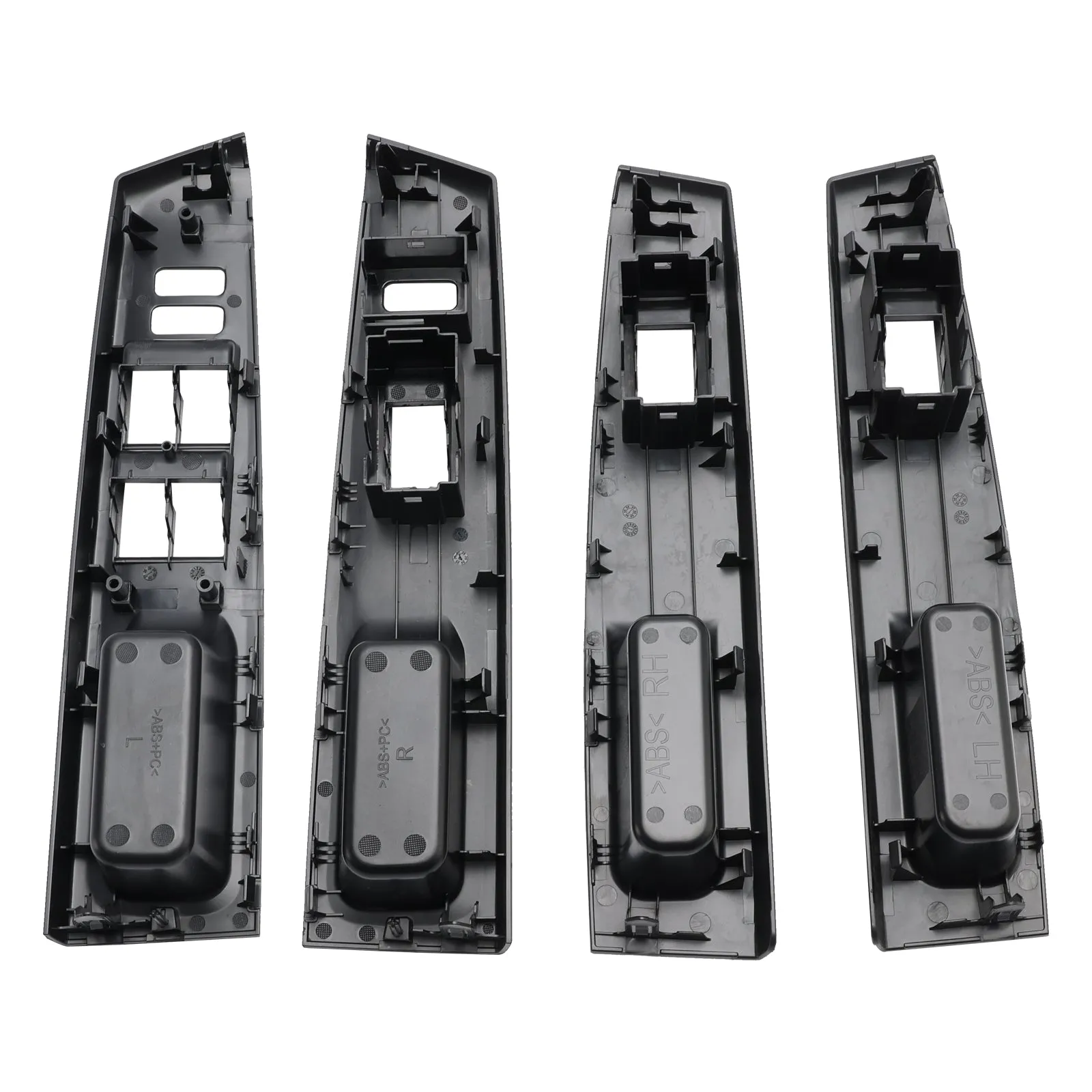 Embellecedor de Panel de interruptor de ventana, 4 Uds., para Toyota Yaris 2012-2014 74232-52550-C0 74231-52650-C0