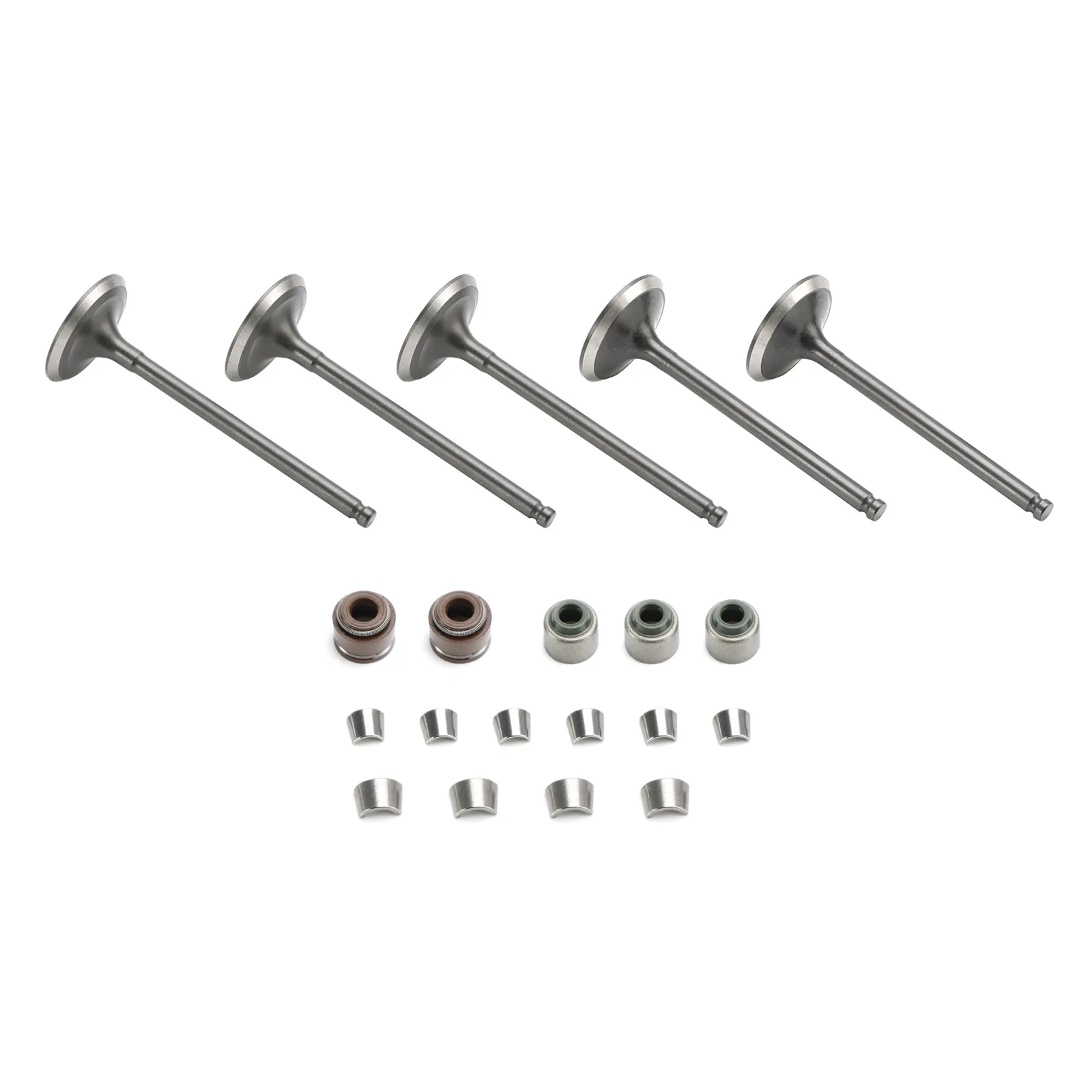 Válvulas de admisión y escape con juntas para Yamaha WR450F 2003-2015 5TA-12111-00 1WG-12118-00