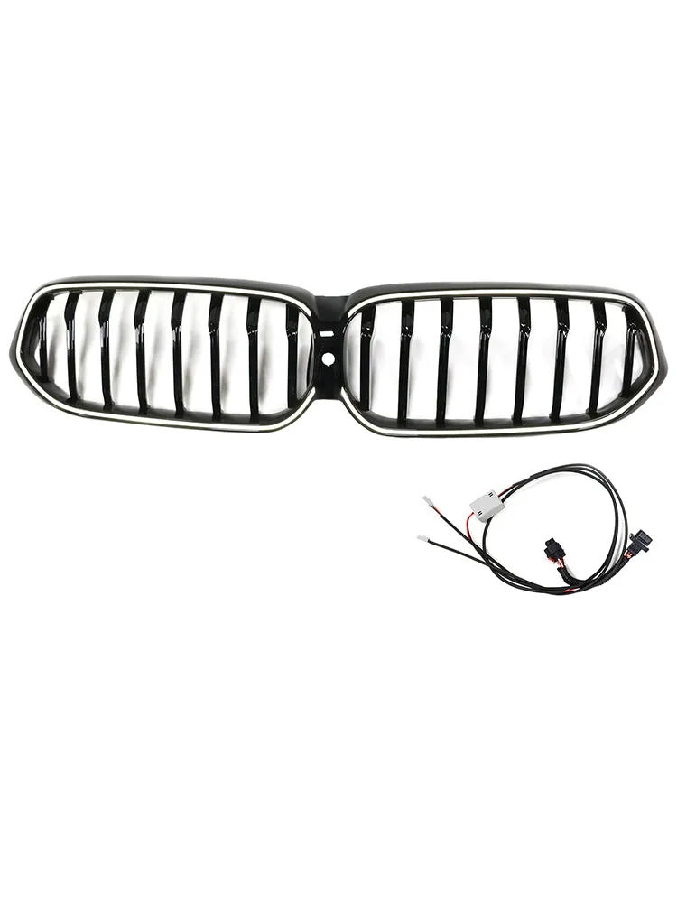 Rejilla frontal negra brillante para la serie BMW 6 G32 2020-2025
