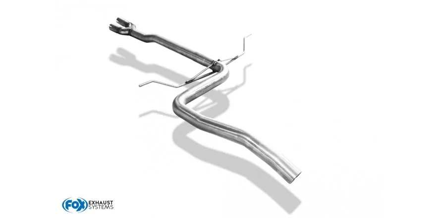 Tubo recambio silenciador delantero Audi A6 4B para modelos con doble catalizador