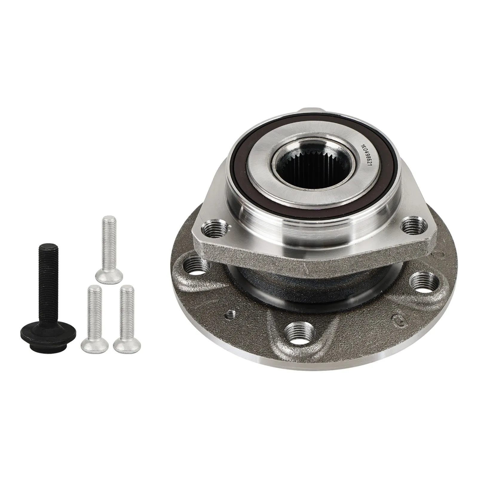 Buje de rodamiento de rueda delantera con 3 orificios 1K0498621 para A3 V-W Caddy MK3 Golf 5/6/7