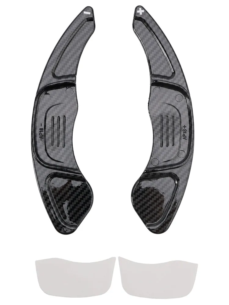Extensiones de paletas de cambio de velocidad en el aspecto de carbono del volante para VW Golf Mk7