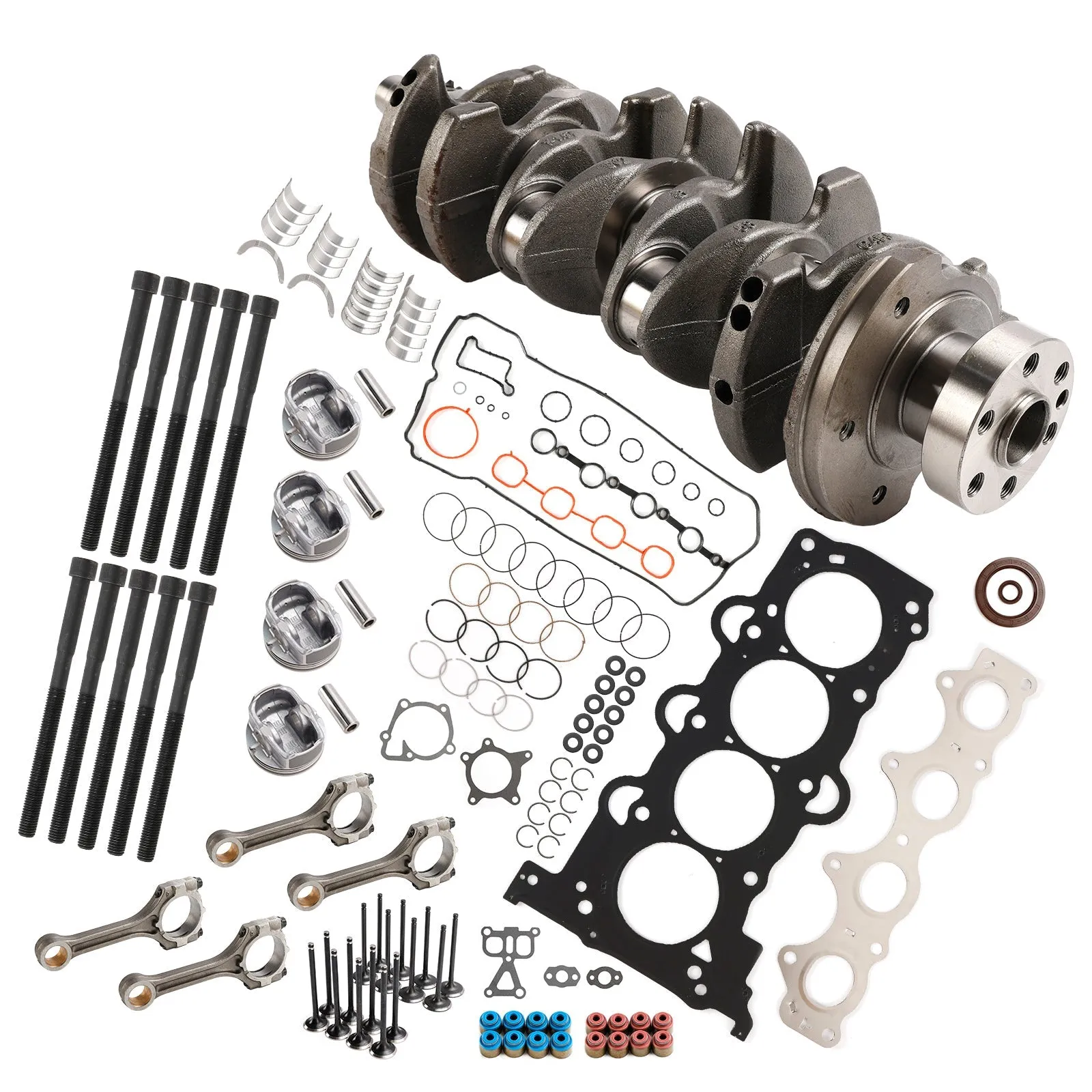 Kit de revisión y reconstrucción de motor Kia Forte/K3 G4FJ 1.6T 2012-presente Kit de sellos de pistón y varilla 231102B700