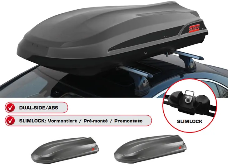 Baul Adamantis 460 - Made of Abs Glitter Black Fabbri