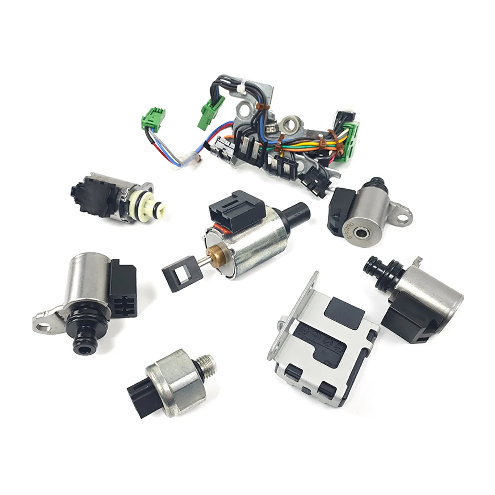 2007–2012 Sentra - L4 2.0L, 2.5L - CVT FWD (RE0F10A) JF011 Kit de electrovan de transmisión Un sensor