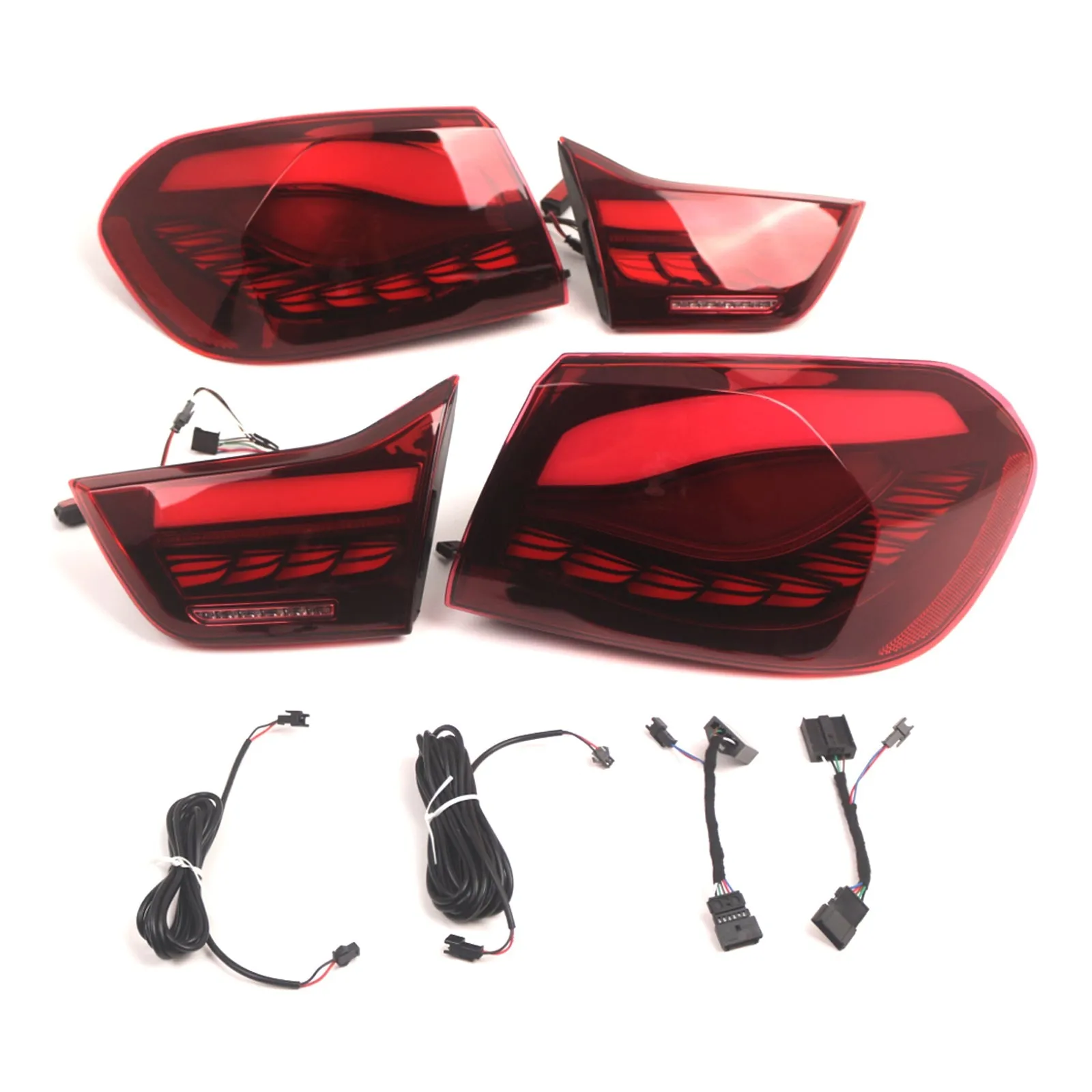 Conjunto de luces traseras LED rojas L&R para BMW 4 M4 GTS F32 F33 F82 F36 F83