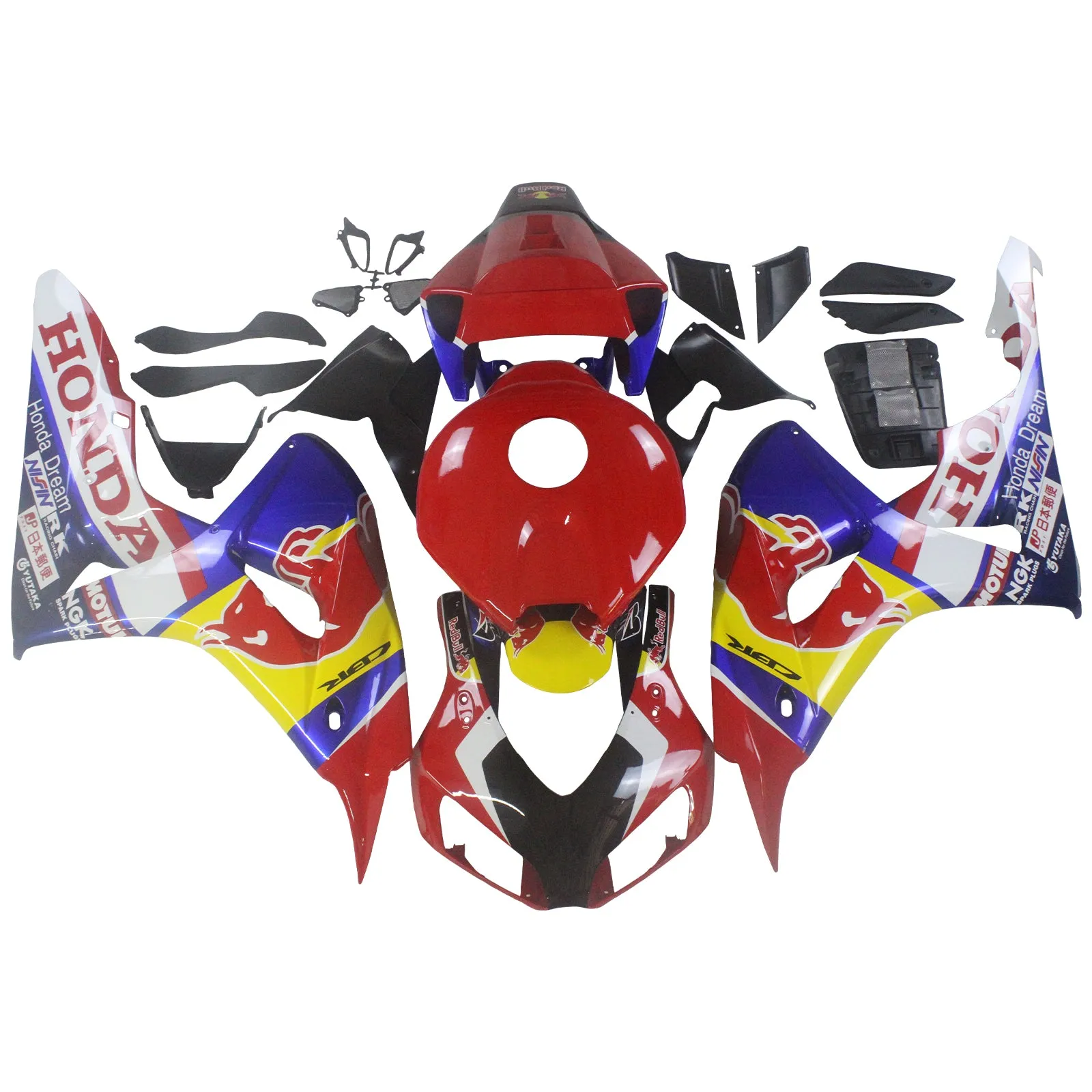 Kit de carenado de inyección carrocería plástico ABS para Honda CBR1000RR 2006-2007