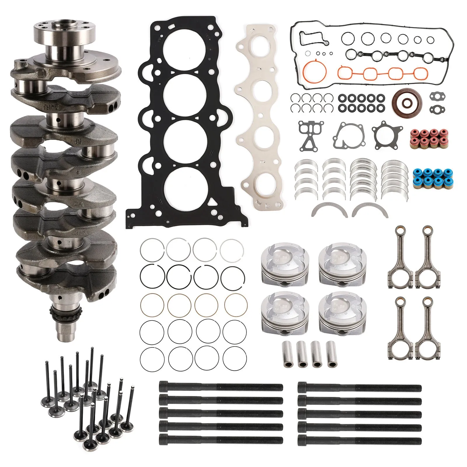 Kia K4 G4FJ 1.6T 2014-2021 Kit de reconstrucción y revisión del motor Kit de juntas de varilla de pistón 231102B700