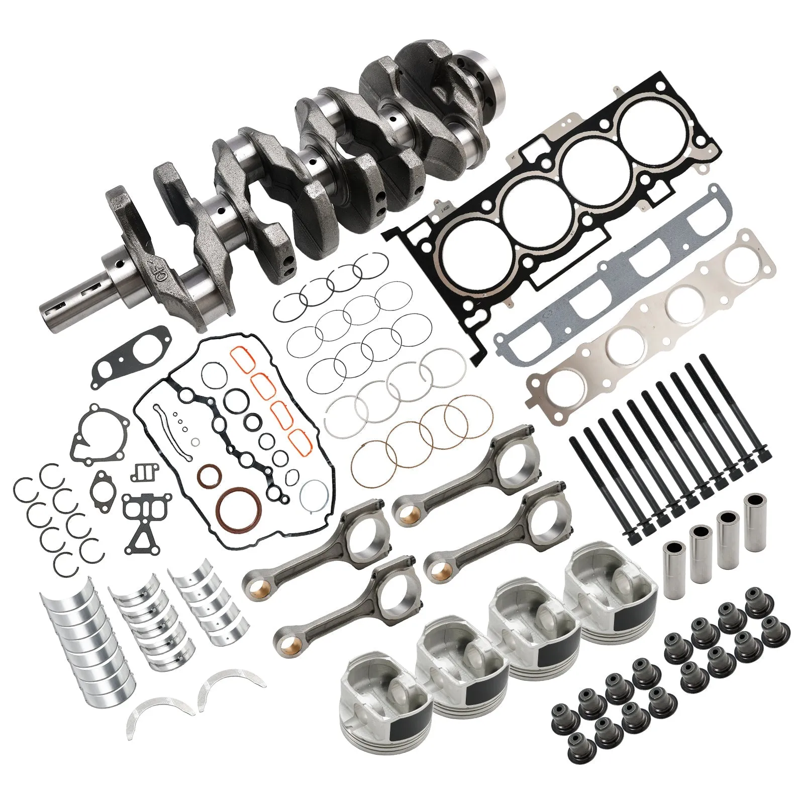 2010-2020 Hyundai Santa Fe G4KE 2.4L Kit de revisión del motor, cigüeñal y bielas 23510-25220