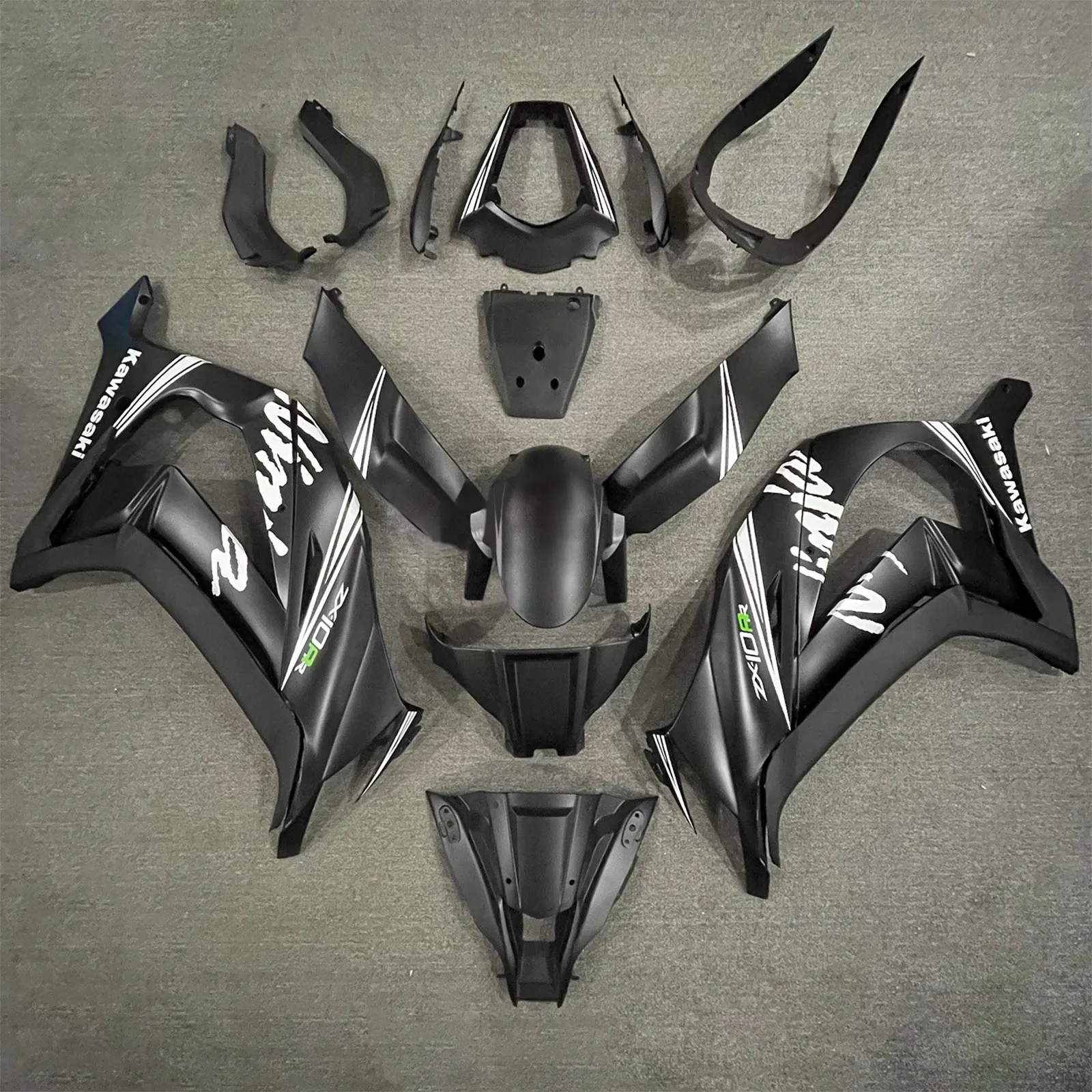 Kit de carenado de inyección Bodywork ABS de plástico adecuado para Kawasaki ZX10R 2011-2015