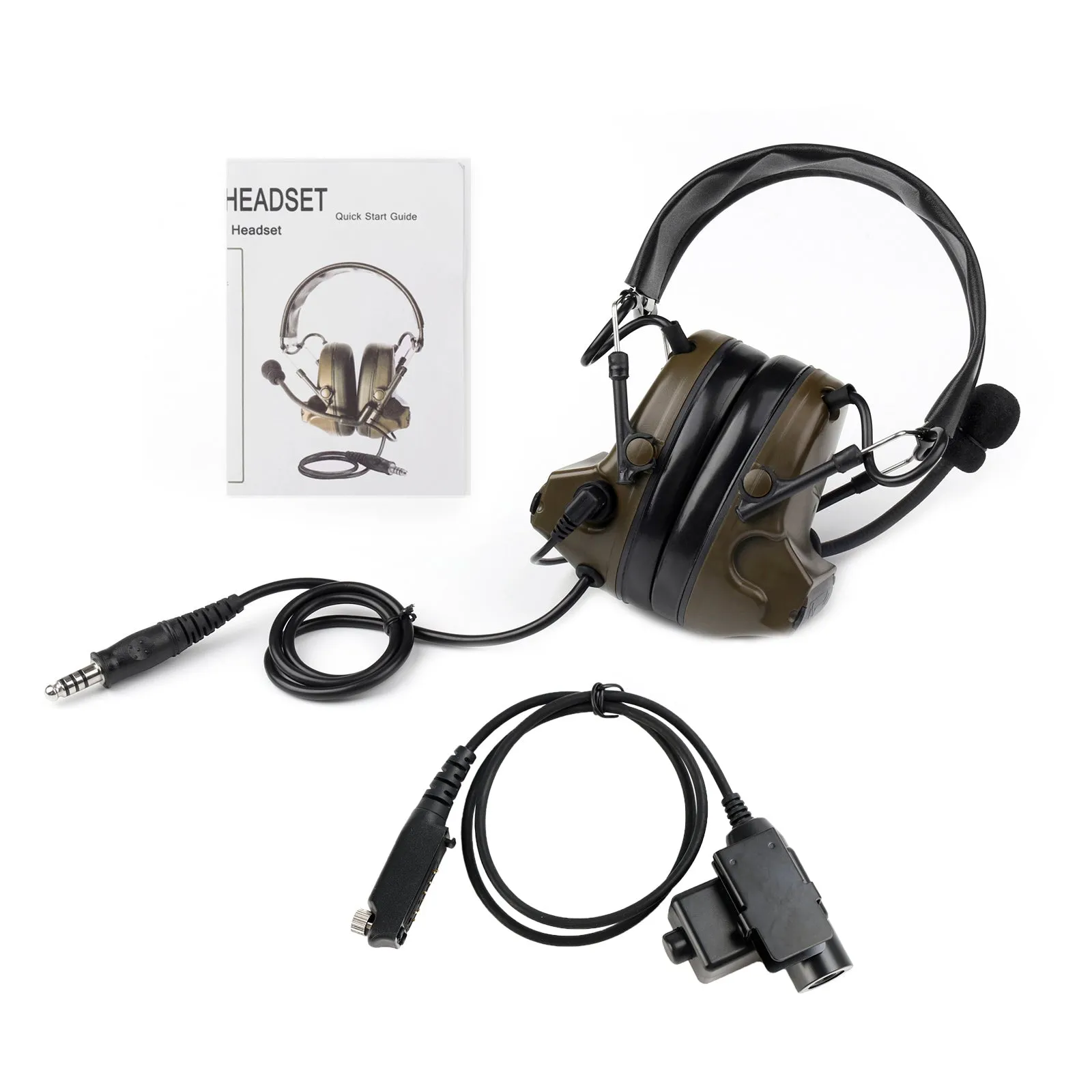 Auriculares tácticos H50 de 6 pines para Sepura STP8000 STP8030 STP8035 STP8038 U94 PTT Z