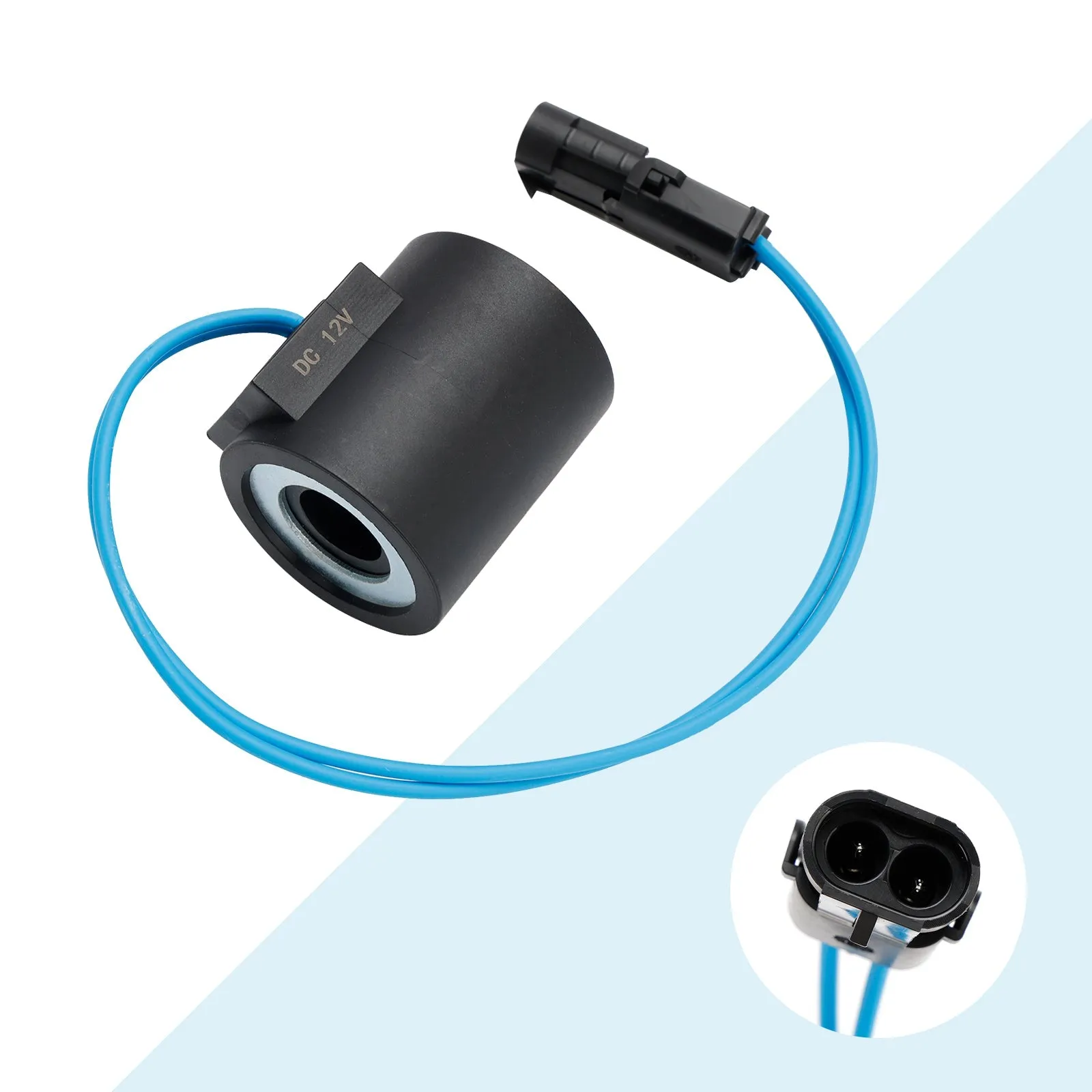 Bobina de válvula solenoide 6359732 para conector HydraForce Weatherpack 12V DC tamaño 10