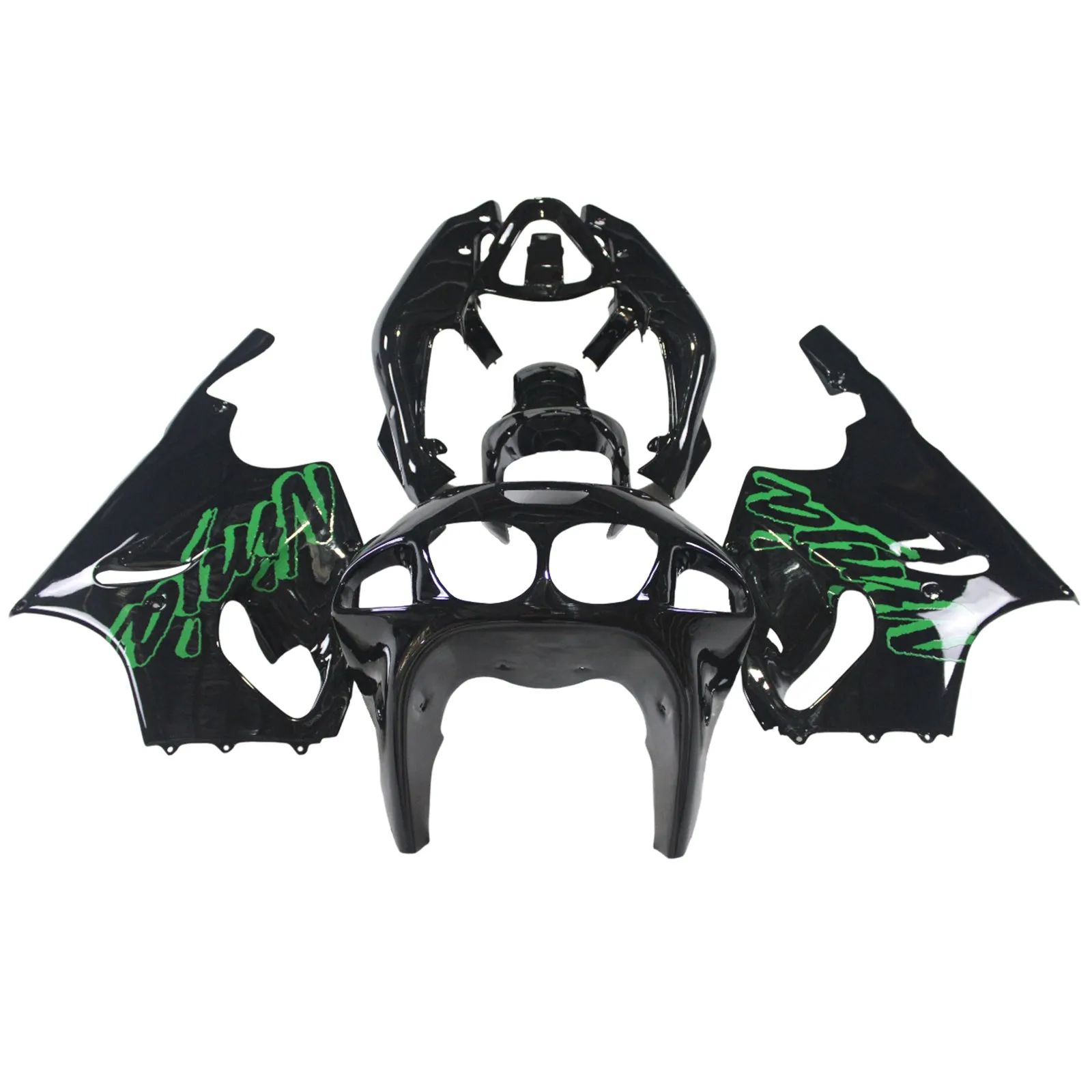 Kit de carenado de inyección Bodywork ABS de plástico adecuado para Kawasaki ZX7R 1996-2003