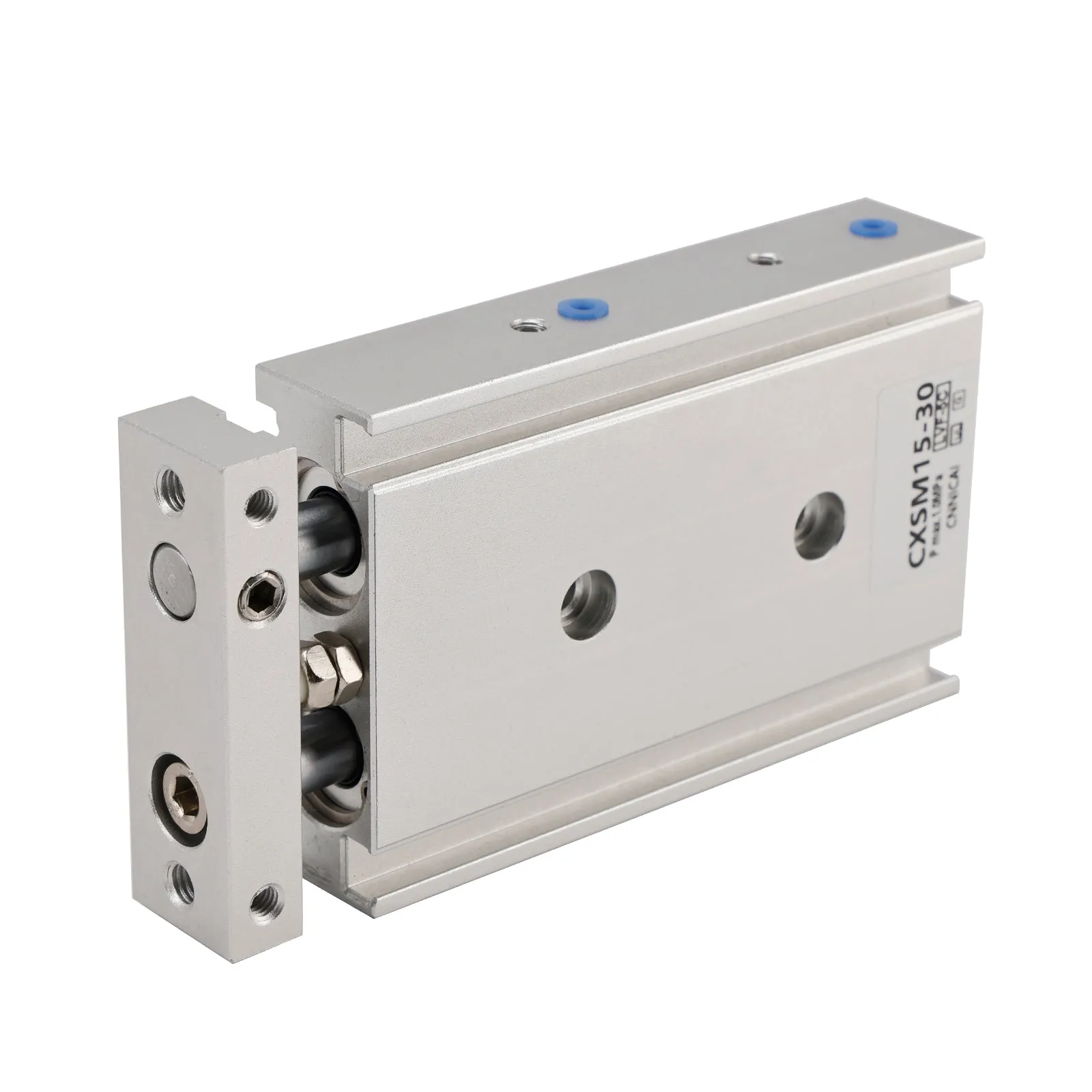 Cilindro neumático con doble tallo SMC CXSM15-30, doble efecto