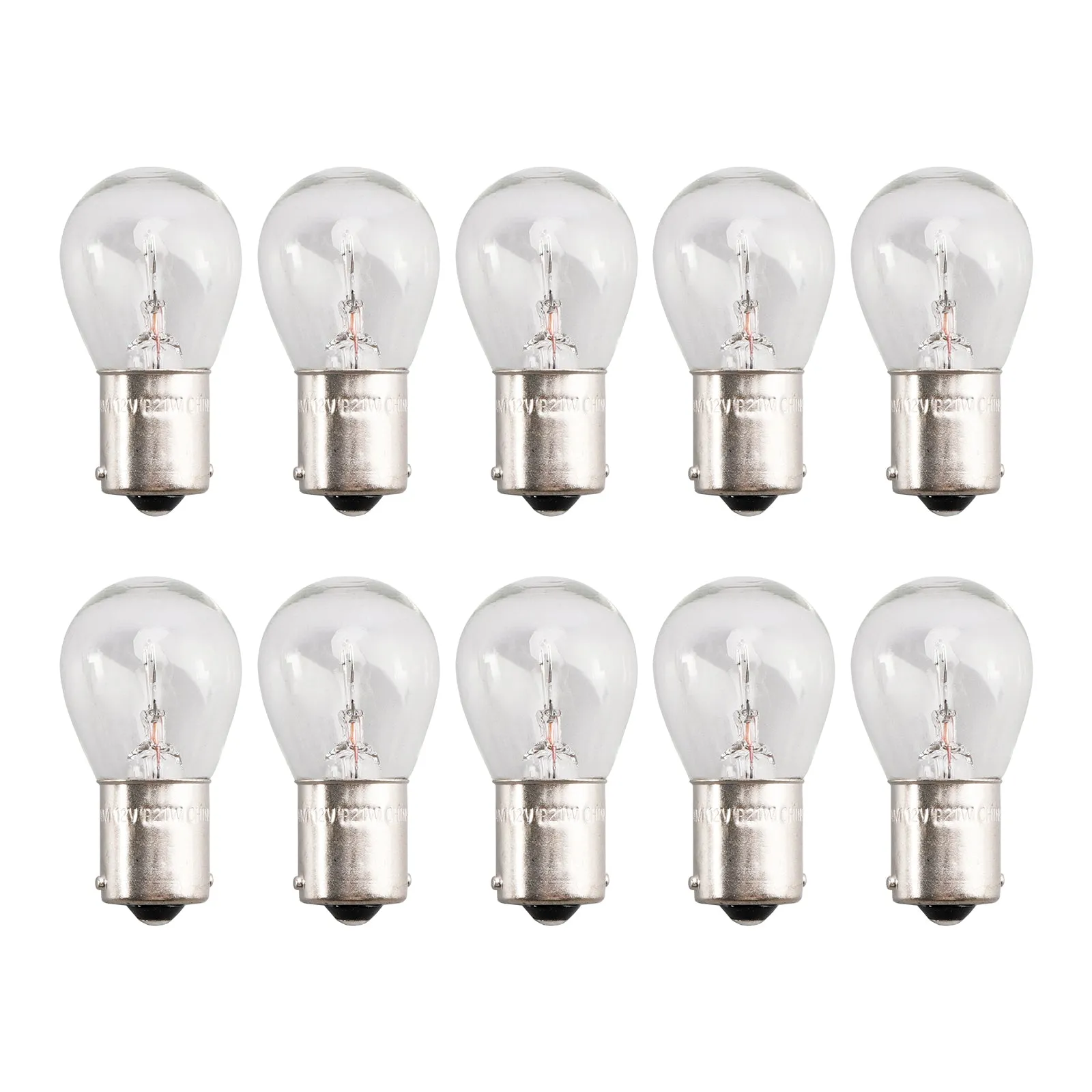 Lote de 10 bulbos tubulares para la iluminación del automóvil P21W BA15S 7506 12 V 21 W para OSRAM
