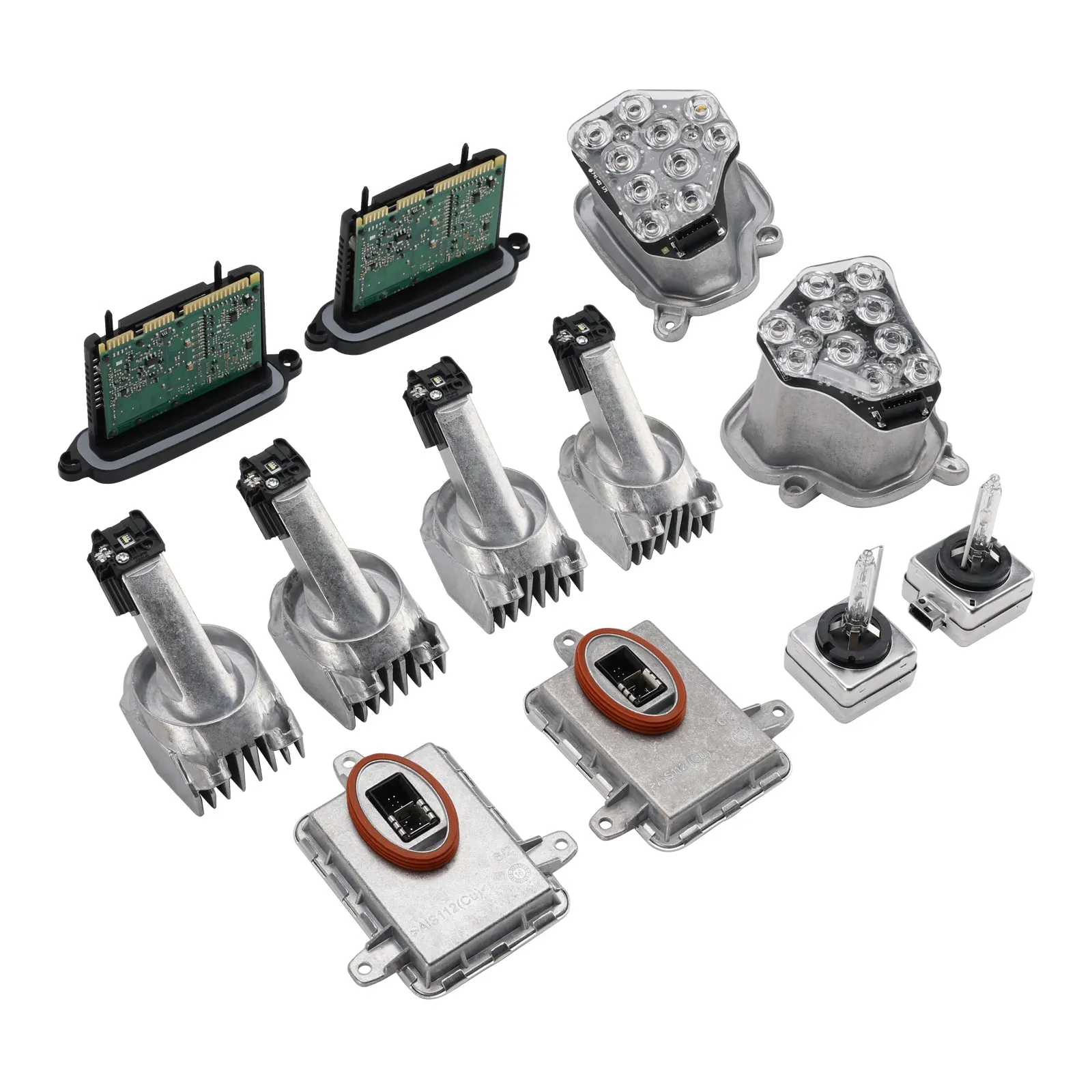 Faros LED izquierdo y derecho para BMW ActiveHybrid 5 2012-2013, 12 piezas, AHL 63117316217 130732946100