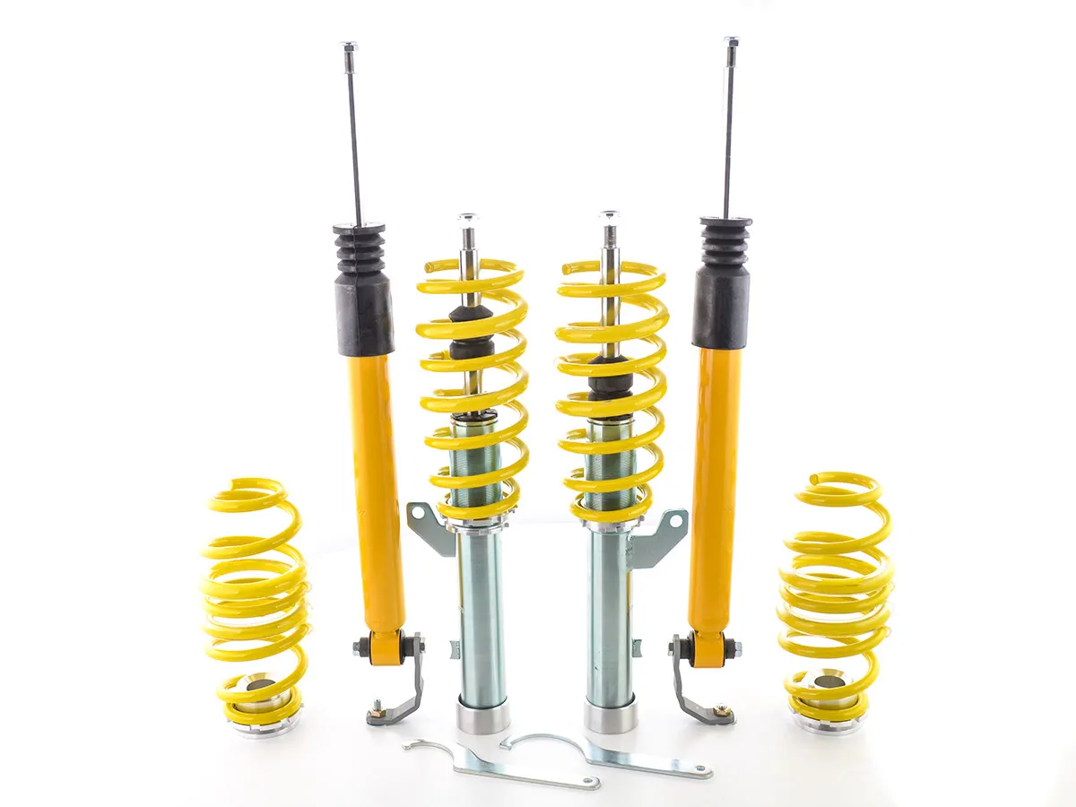 Kit coilover FK VW Golf 7 AU Bj. De 2012 con puntal de 50mm, eje trasero multibrazo