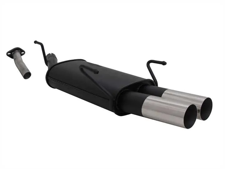 Escape Deportivo 2 X 76mm Rl-Design - Opel Astra G Caravan Typ:G/T98 1.2 / 1.4 / 1.6 / 1.8 / 2.0 16v / 1.7d / 2.0d 74kw No Vali